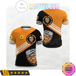 FC Lorient Ligue 1 Orange Black T-Shirt