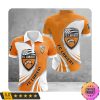 FC Lorient Orange White Polo Shirt
