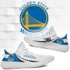 NBA Golden State Warriors White Blue Yeezy Boost Sneakers V2