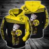 Borussia Dortmund Black Yellow Baby Groot Pullover Hoodie