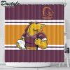 NRL Brisbane Broncos Mascot Shower Curtain