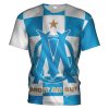 Olympique de Marseille White Blue T-Shirt V1