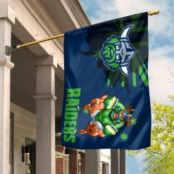 NRL Canberra Raiders Green Mascot House Flag