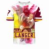 NRL Brisbane Broncos Allan Langer No 7 T-Shirt