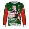 NRL South Sydney Rabbitohs Sam Burgess No 12 Sweatshirt V3
