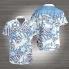 Manchester City Tropical Flower Blue Hawaiian Shirt