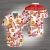 Manchester United Tropical Flower Red Hawaiian Shirt