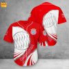 Bayern Munich Red White Baseball Jersey