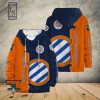 Montpellier Hérault SC Dark Blue Orange Pullover Hoodie