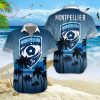 Montpellier Hérault SC Palm Tree Hawaiian Shirt