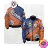 Montpellier Hérault SC Ligue 1 Blue Orange Bomber Jacket