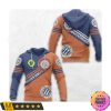Montpellier Hérault SC Ligue 1 Blue Orange Pullover Hoodie