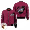 NBA Cleveland Cavaliers Wine Logo Bomber Jacket