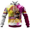 NRL Brisbane Broncos Darren Lockyer No 6 Pullover Hoodie V3