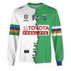 NRL Canberra Raiders Custom Name Number 2023 Mix Jersey V2 Sweatshirt