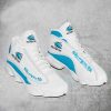 NRL Cronulla-Sutherland Sharks White Light Blue Air Jordan 13 Shoes