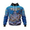 NRL Gold Coast Titans Custom Name Number Indigenous Mascot Pullover Hoodie