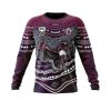 NRL Manly Warringah Sea Eagles Custom Name Number Indigenous Mascot Sweatshirt