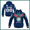 NRL New Zealand Warriors Custom Name Number 2023 Home Jersey Pullover Hoodie