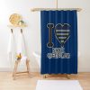 NRL North Queensland Cowboys Blue Love Shower Curtain