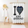 NRL North Queensland Cowboys White Love Shower Curtain