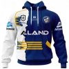 NRL Parramatta Eels Custom Name Number 2023 Mix Jersey Zip Up Hoodie