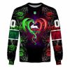 NRL South Sydney Rabbitohs Custom Name Number Rose Dragon Sweatshirt