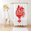 NRL Sydney Roosters White Shower Curtain V1