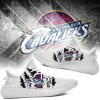 NBA Cleveland Cavaliers White Scratch Yeezy Boost Sneakers