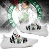 NBA Boston Celtics White Scratch Yeezy Boost Sneakers