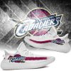 NBA Cleveland Cavaliers White Wine Yeezy Boost Sneakers