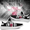 NBA Chicago Bulls Black Scratch Yeezy Boost Sneakers