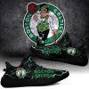 NBA Boston Celtics Green Black Lightning Yeezy Boost Sneakers