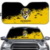AFL Richmond Tigers Black Yellow Car Sunshade V2