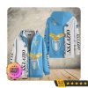 SS Lazio White Blue Logo Zip Up Hoodie