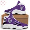 NBA Sacramento Kings Purple Black Air Jordan 13 Shoes