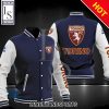 Torino FC Dark Blue White Baseball Jacket
