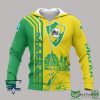 CD Mafra Yellow Green Zip Up Hoodie