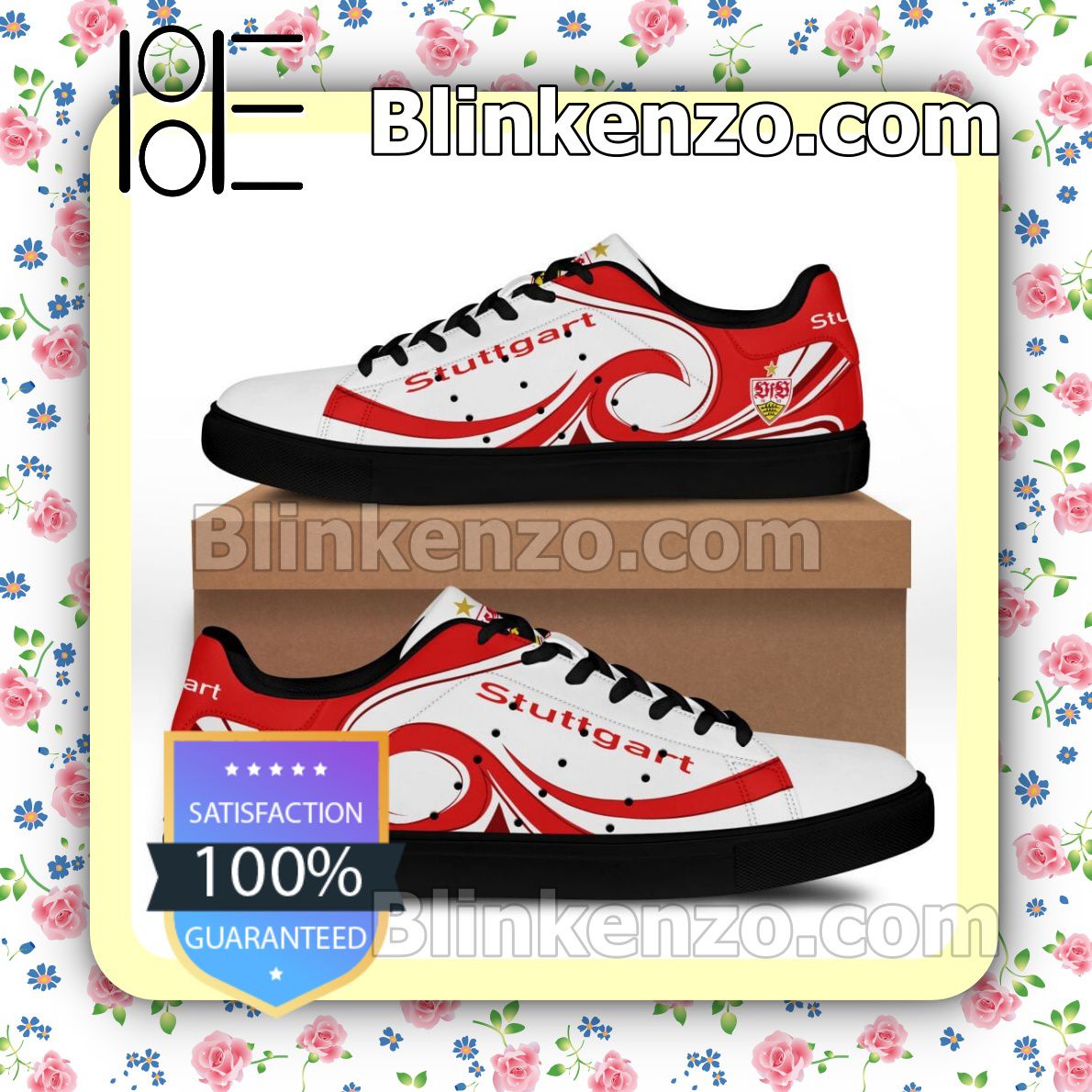 VfB Stuttgart White Red Stan Smith Shoes