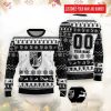 Vitória SC Custom Name Number Logo Ugly Christmas Sweater