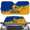 AFL West Coast Eagles Blue Orange Car Sunshade