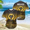 Wolverhampton Wanderers FC Coconut Tree Beach Baseball Jersey