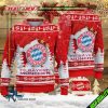 Bayern Munich Red Stanta Hat Ugly Christmas Sweater