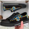 NBA Golden State Warriors Black Low Top Shoes