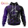 NRL Melbourne Storm Custom Name Number MotoCross Pullover Hoodie
