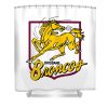 NRL Brisbane Broncos White Shower Curtain