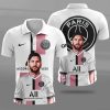 Paris Saint-Germain FC White Messi Polo Shirt