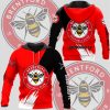 Brentford FC Logo Pullover Hoodie