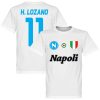 SSC Napoli H Lozano 11 Team Tee White T-Shirt