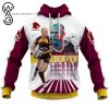 NRL Brisbane Broncos Darren Lockyer No 6 Pullover Hoodie V4